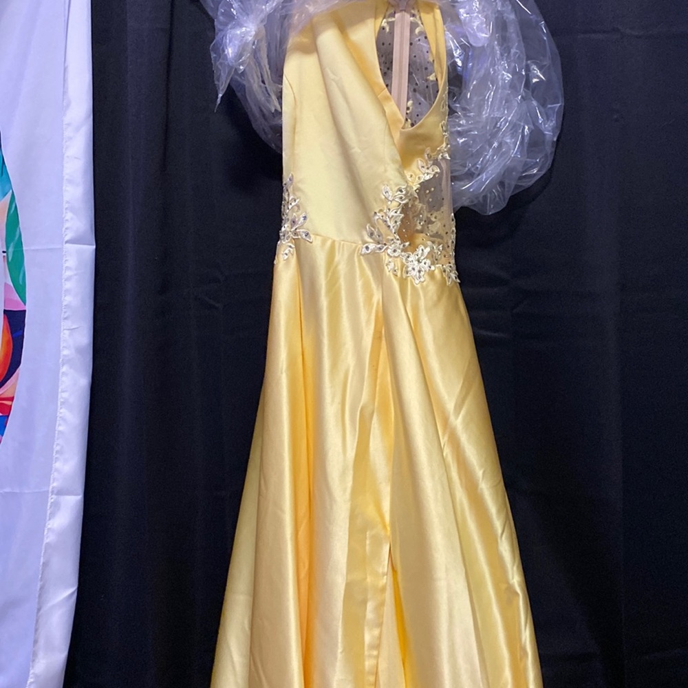 Canary Yellow Prom Dress